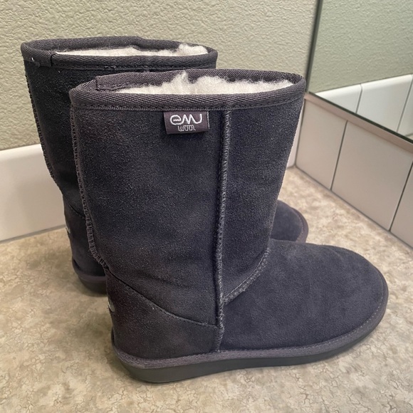 Emu Wool 100% Australian Wool Lined Suede Boots - Picture 9 of 14